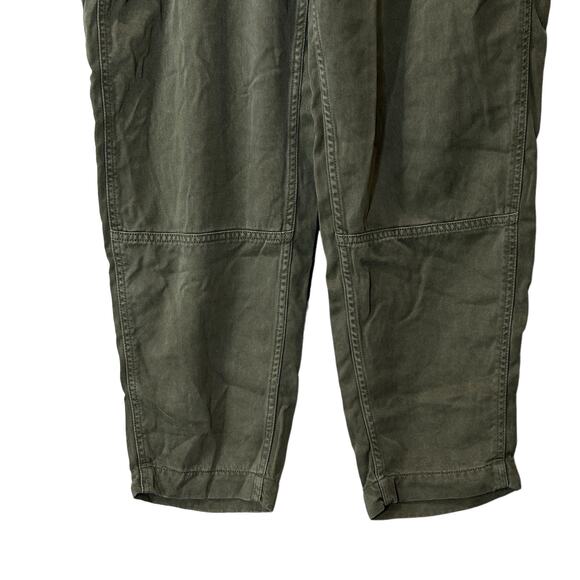 Everlane The Tencel Relaxed Chino Pants Olive Green High Rise Women 6 NWT Pocket - Picture 8 of 12